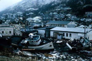 Alaska Earthquake Information Center - Alaska 1964 Good Friday Earthquake Damage - Photo by NOAA